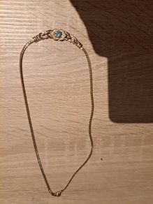 Gold plated necklace length 46 cm ( 18'') Postage included