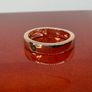 Silver Green Tourmaline Ring in Rose Gold Overlay Sterling Silver. Image 8