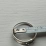 Vintage 925 sterling silver ring with moonstone. Image 9