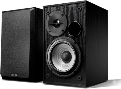 Bluetooth 5.4 Bookshelf Speakers, 2.0 Active Multimedia Speaker, 24W Output Power, RCA/AUX/Bluetooth Inputs, Digital Audio Processing, MDF Enclosure, App Control, for PC/Smartphone/TV