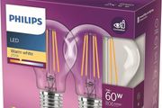 LED Classic A60 Light Bulb Set of 2 [E27 Edison Screw] 7W = 60W Equivalent, Warm White (2700K), Non Dimmable