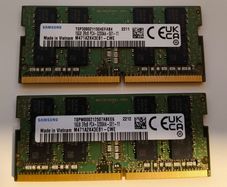 32GB RAM 2x16GB Sodimm Samsung Laptop Memory DDR4 3200mhz