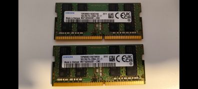 32GB RAM 2x16GB Sodimm Samsung Laptop Memory DDR4 3200mhz