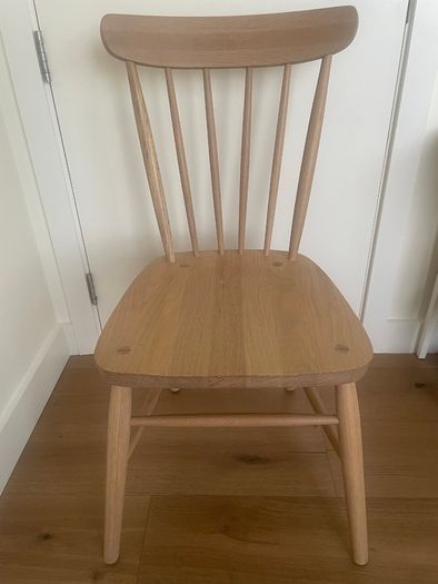 Solid Oak Neptune Table and Chairs