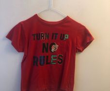 No rules tshirt (age 7-8)
