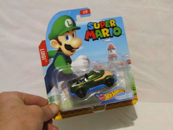 Hot Wheels Super Mario Bros Character Cars Complete Set Of 7 Diecast Cars Brand New Sealed