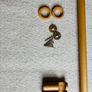Trinity Wood Modern Oak Curtain Pole Image 4