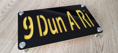 Home sign acrylic