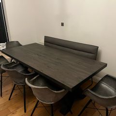 Set of 5 Matching Modern Dining Chairs