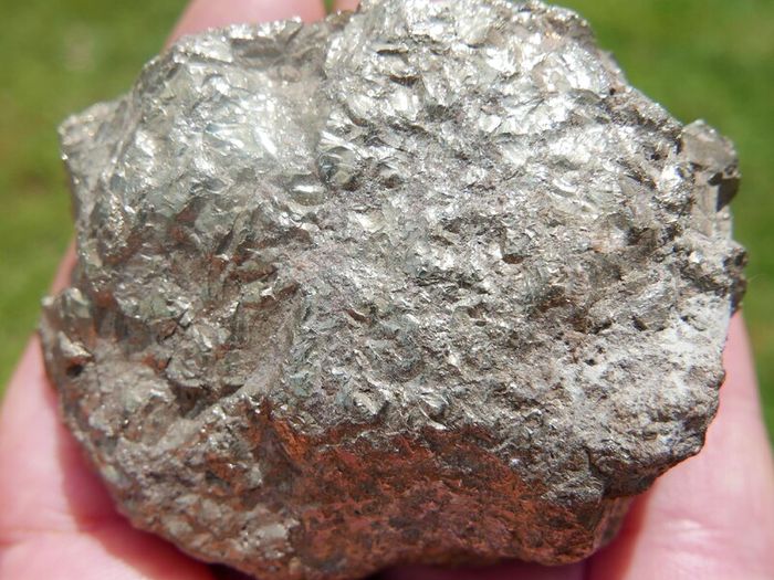 Golden Pyrite Crystal Cluster