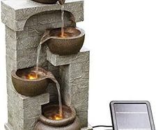 Solar Powered Water Feature