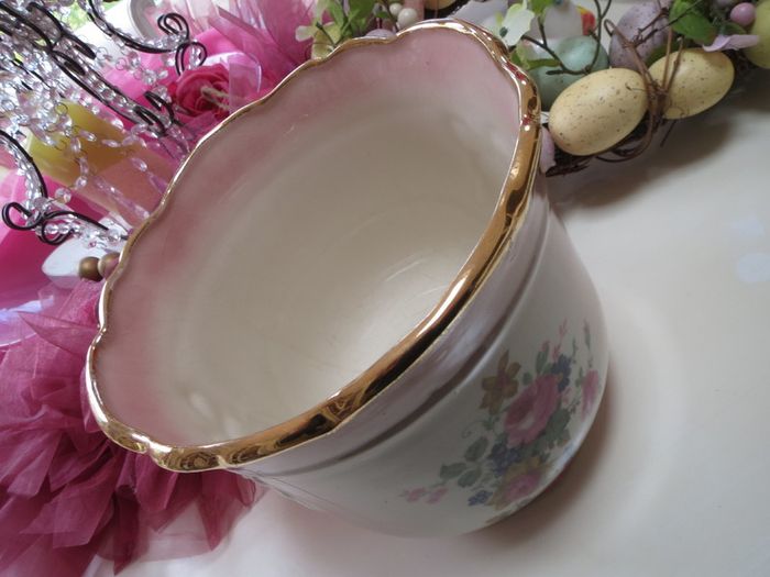 Vintage Porcelain vase Staffordshire Ironstone