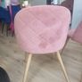 pink dining chairs x2 Image 4