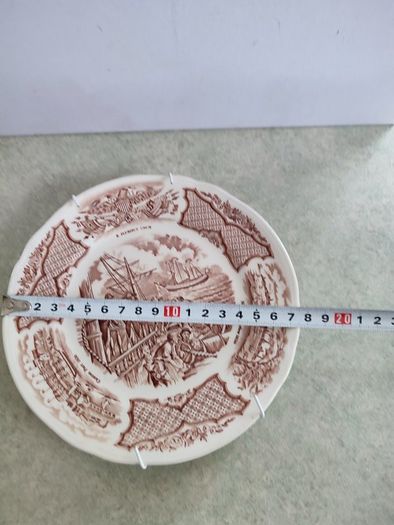 Hanging Wall Plate Of Histoical Senes Of Chinese Export To America