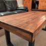 RusticI Industrial Coffee Table - Solid Reclaimed Wood & Steel Legs Image 3
