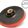 GLASS POLISH 12627 Hook and Loop Rotary Polisher Backing Pad, Rotary Sander Backer | Thread: M14x2 | 150 mm Image 5