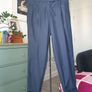 Cos Navy Trousers Size Uk 6 Image 8