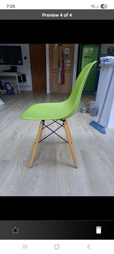 4 funky chairs, great condition, lightweight and durable.