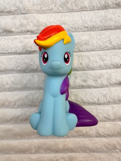 My Little Pony Rainbow Dash Night Light Colour Changing Hasbro approx. 12.5 cm. Used Please see photos