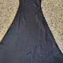 COS black satin bias cut dress Image 9