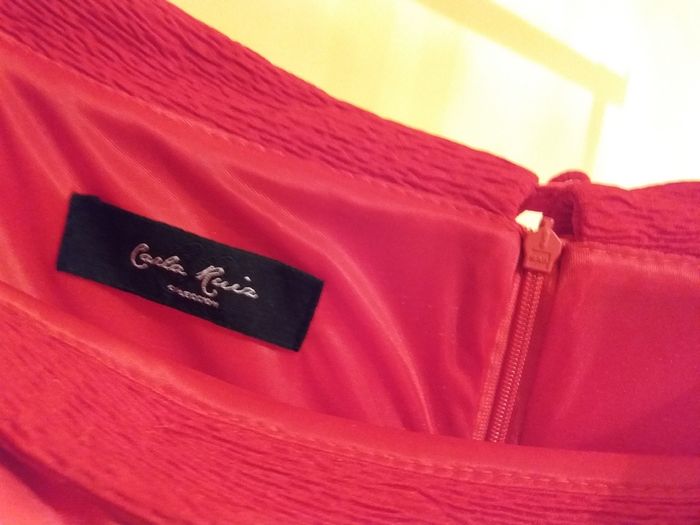 Carla Ruiz red dress