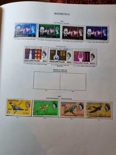 MAURITIUS album with stamps