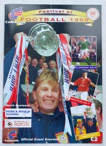 Very Rare 1999 Festival of Football - St Patrick's Athletic  -  St Johnstone F.C. - Nottingham Forest F.C - Watford