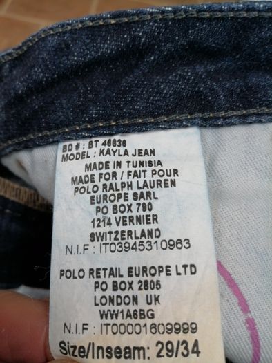 Ralph Lauren Polo Jeans 29/34L