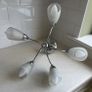 Ceiling Lights 1 Chrome + 2 Bronze incl. bulbs Image 3