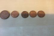 Irish copper coins