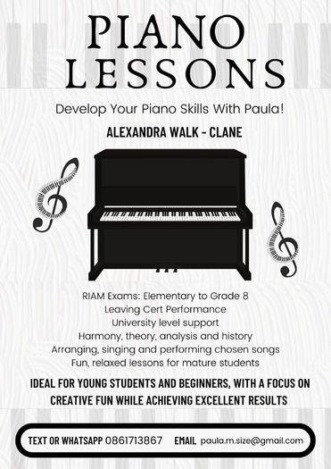 Piano Lessons - Kildare