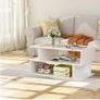 BRAND NEW 2 Tier Side/Coffee Table Rectangular Open Storage Shelf Living Room 90x50x45cm Image 2