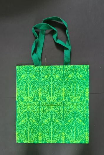 V&A London Green Birds & Branches Tote Bag C.F.A. Voysey Museum Shopper