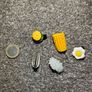 Funny Food-Themed Hair Clips Set Image 3