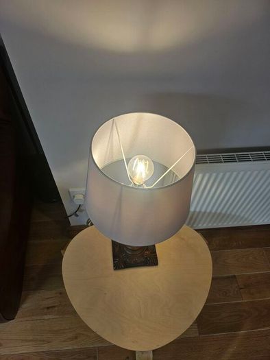Wooden Finish Table Lamp