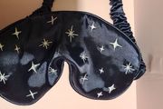 Navy Satin eye mask in Drawstring bag.  2 available Brand New in Plastic bag