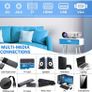 Projector with Projection Screen 1080P Full HD Supported, Upgraded 6500 Lux Video Projector Compatible with TV Stick PS4 HDMI USB AV (FREE POSTAGE) Image 3