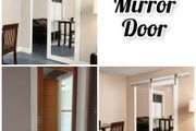 Deanta Oak Shaker Door Mirror 1 side