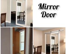 Deanta Oak Shaker Door Mirror 1 side