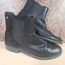 Womens Tommy Hilfiger Black Leather Ankle  Boots Size Uk 6 Eu 39 Image 2