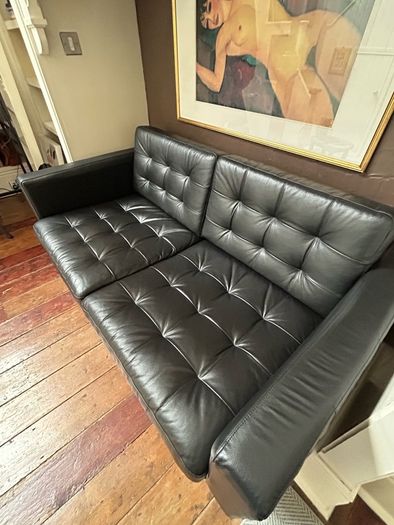 Leather sofa
