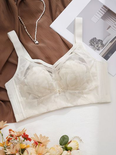 Women's Underwear Bust Reducing Full Cup Ultra-Thin Bra