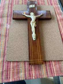 1940s Babtism wooden cross