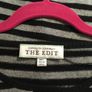 Carolyn Donnelly THE EDIT Striped Wool Midi Dress L New Image 4