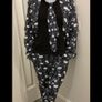 Halloween Skeleton Suit, Black & White, with Jacket, Trousers, and tie . Fitted suit with all over skull print. Image 6