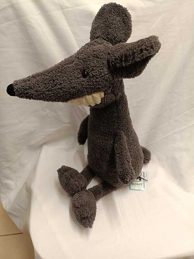 Jellycat TOOTHY RAT New With Tags Soft Plush Toy RETIRED Rare & Hard to find