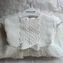 beautiful ivory christening dress Image 9