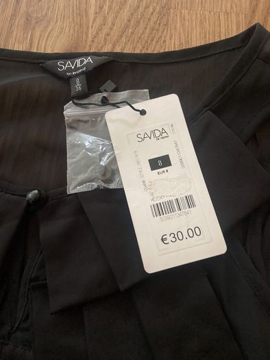 Brand New Savida Black Top Size UK 8