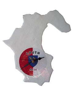 Handmade Glass County Clock - Louth