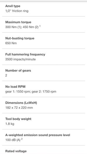 Cordl. imp. wrench SIW 6-22 1/2"